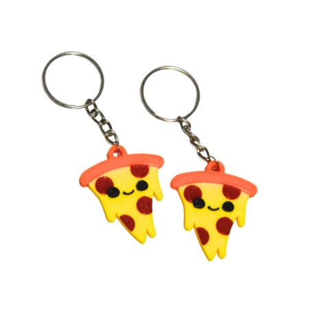 İki'li Pizza Anahtarlık