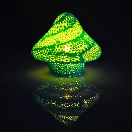 Küçük Mantar Lamba / mumlu lamba / mum dahil