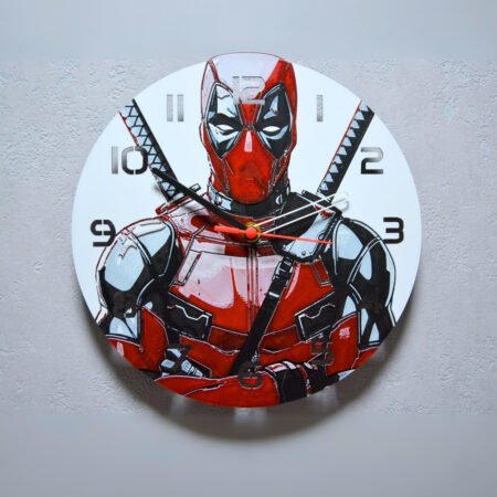Deadpool Temalı Duvar Saati
