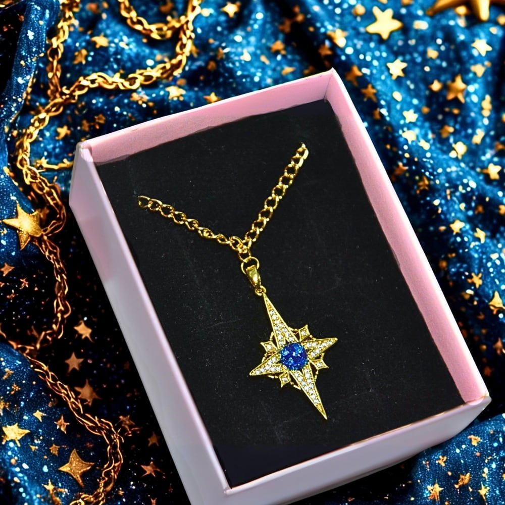 Zirkon Kutup Yıldızı Galaksili Kolye