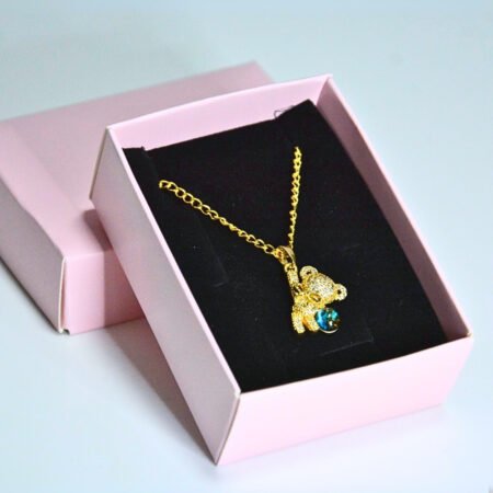 Ayıcık Galaksili Kolye - Çelik Kolye